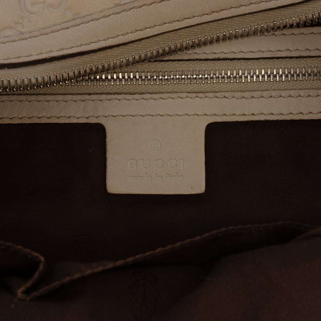 Gucci Medium Guccissima Twins Hobo Beige Leather Very good condition - Box View