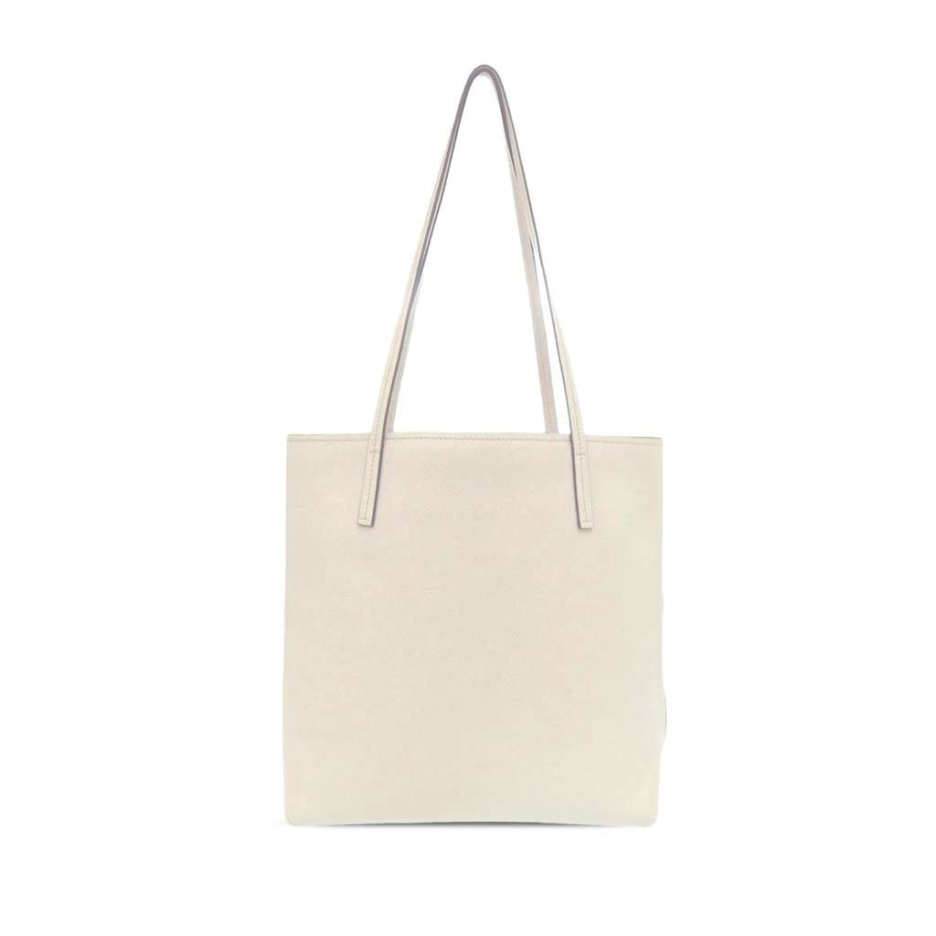 Prada Saffiano Lux Tote White Leather Very good condition - Back View