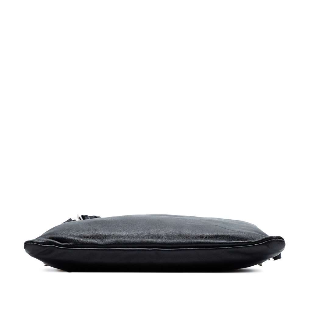 Fendi Leather Pack Pouch Bag Black Leather Very good - Inside View