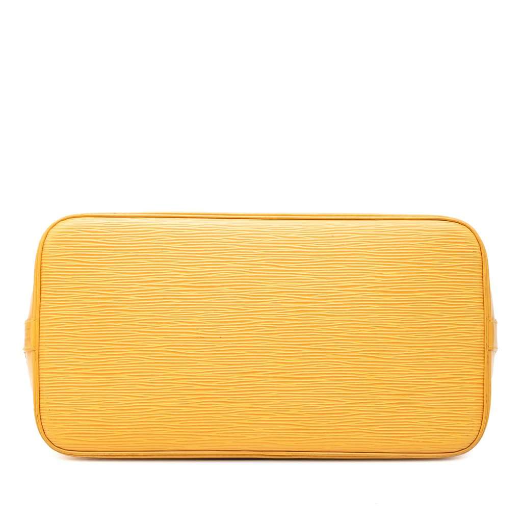 Louis Vuitton Epi Alma PM Yellow Leather Very good condition - Inside View