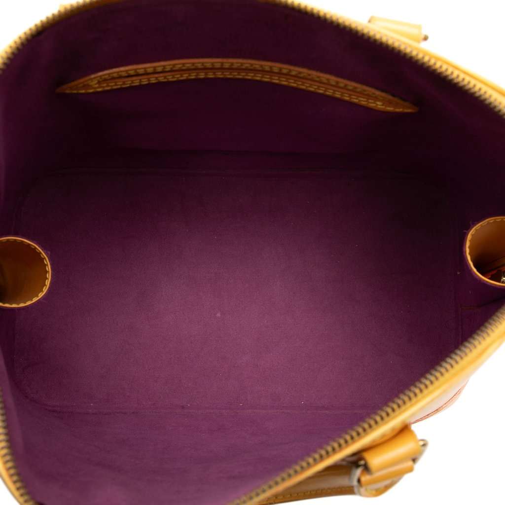 Louis Vuitton Epi Alma PM Yellow Leather Very good condition - Model View