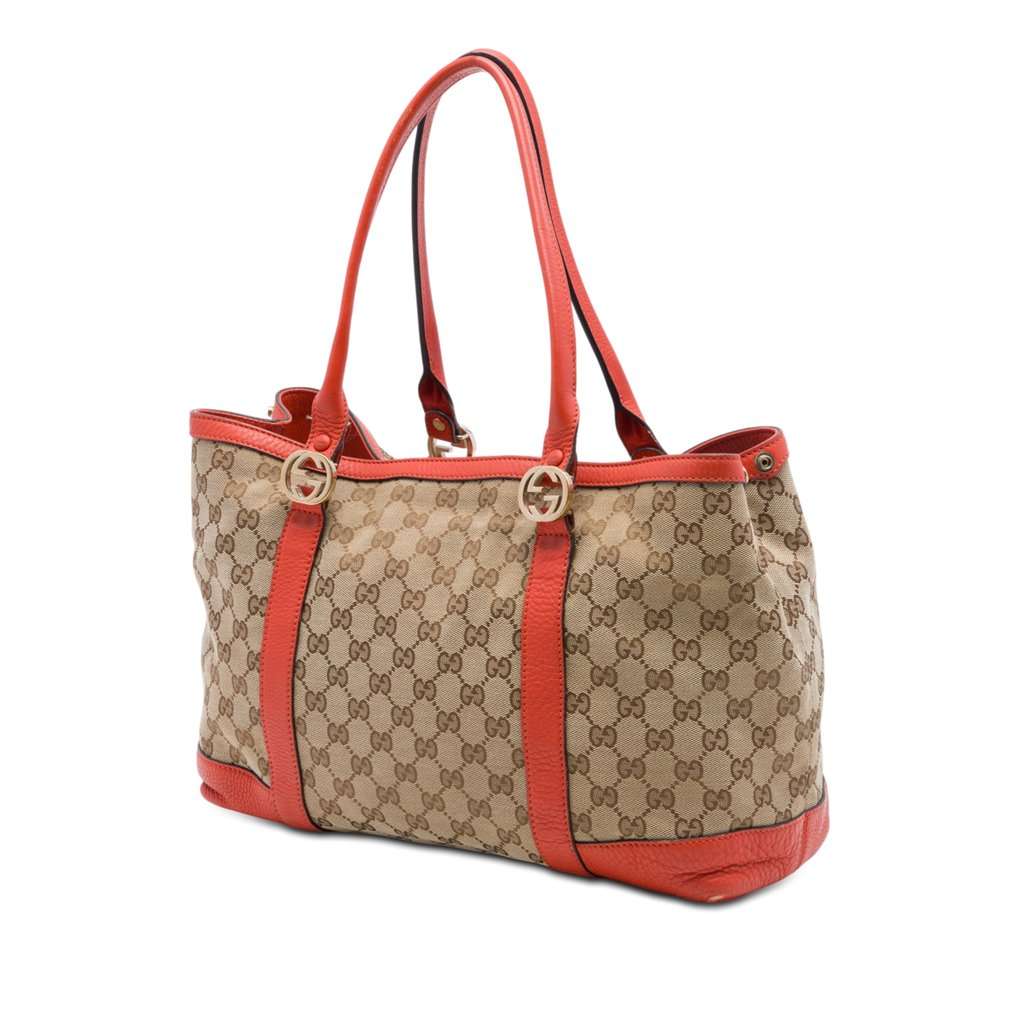 Gucci GG Canvas Miss GG Tote Beige Very good - Back View