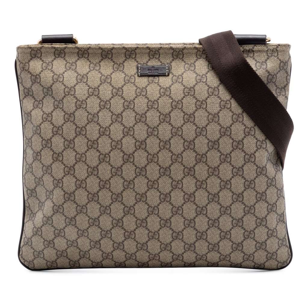 Gucci GG Supreme Crossbody Beige Very good condition - Front View