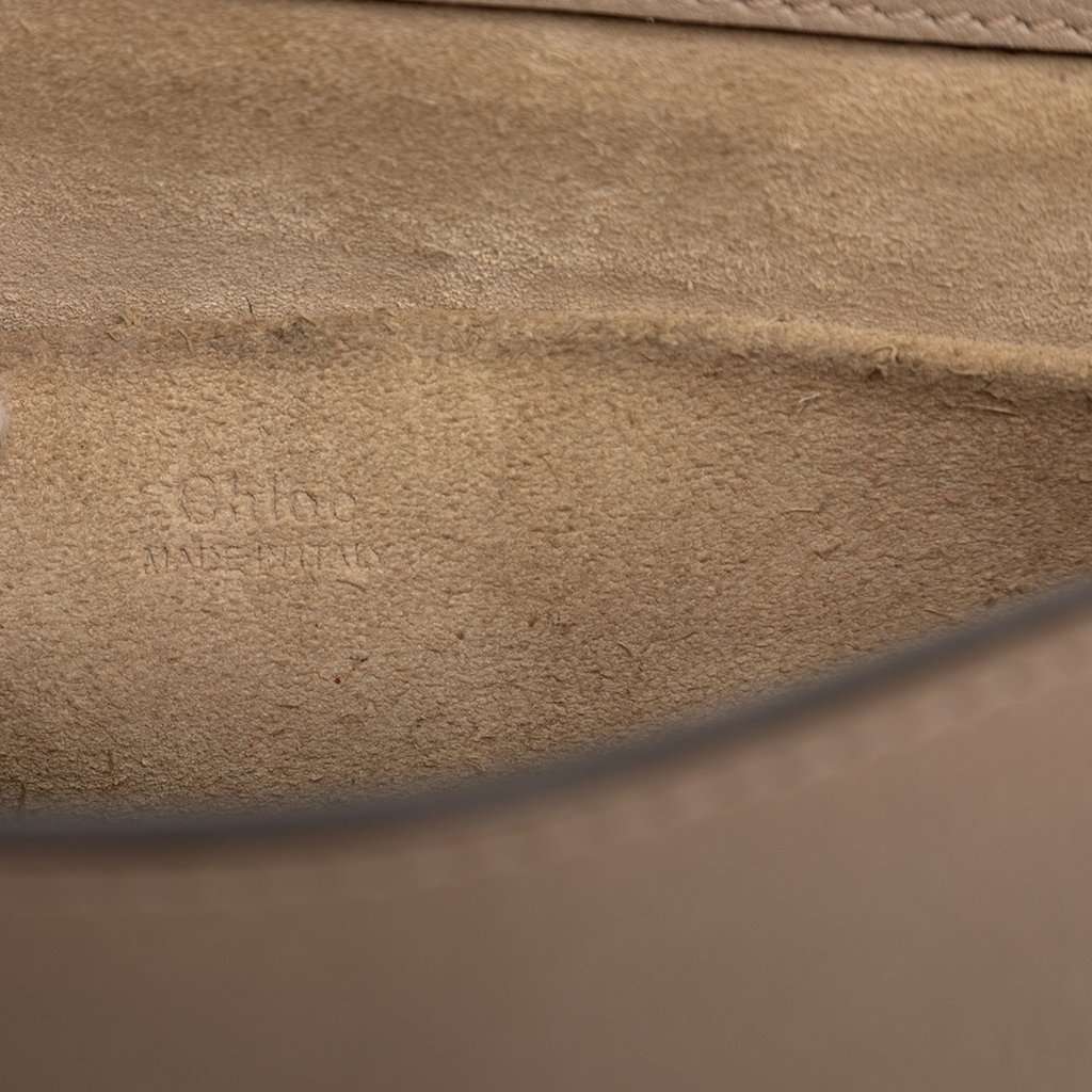 Chloé Medium Leather Nile Bracelet Satchel Brown Leather Very good condition - Box View