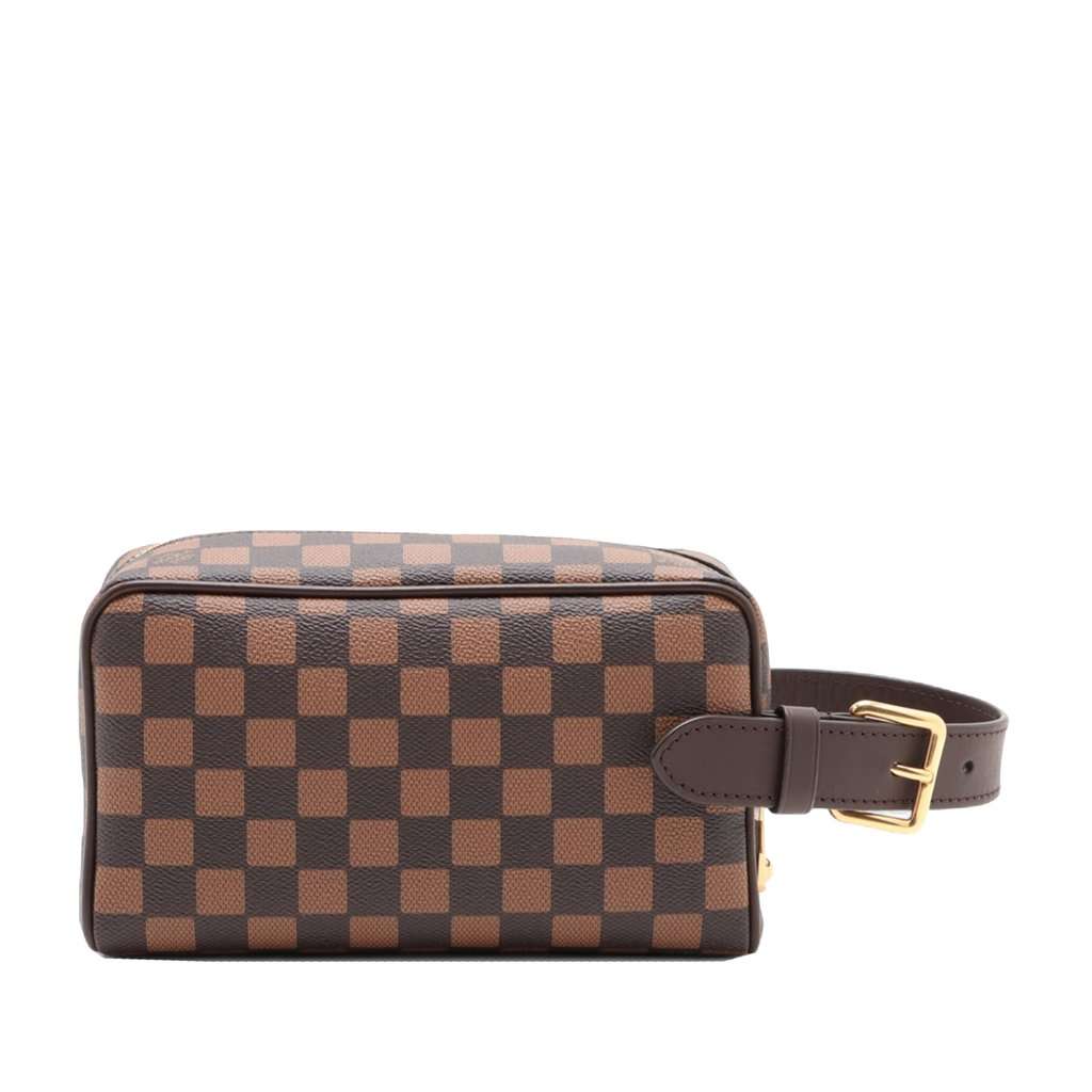 Louis Vuitton Nigo Damier Ebene Phriendship Dopp Kit Brown Very good condition - Back View