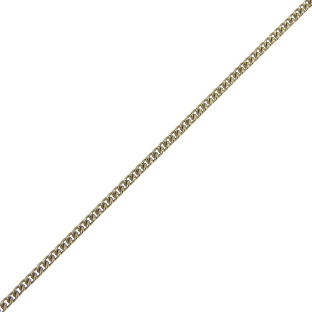 Chanel CC Gold Plated Rhinestone Pendant Necklace Gold Metal Very good condition - Inside View