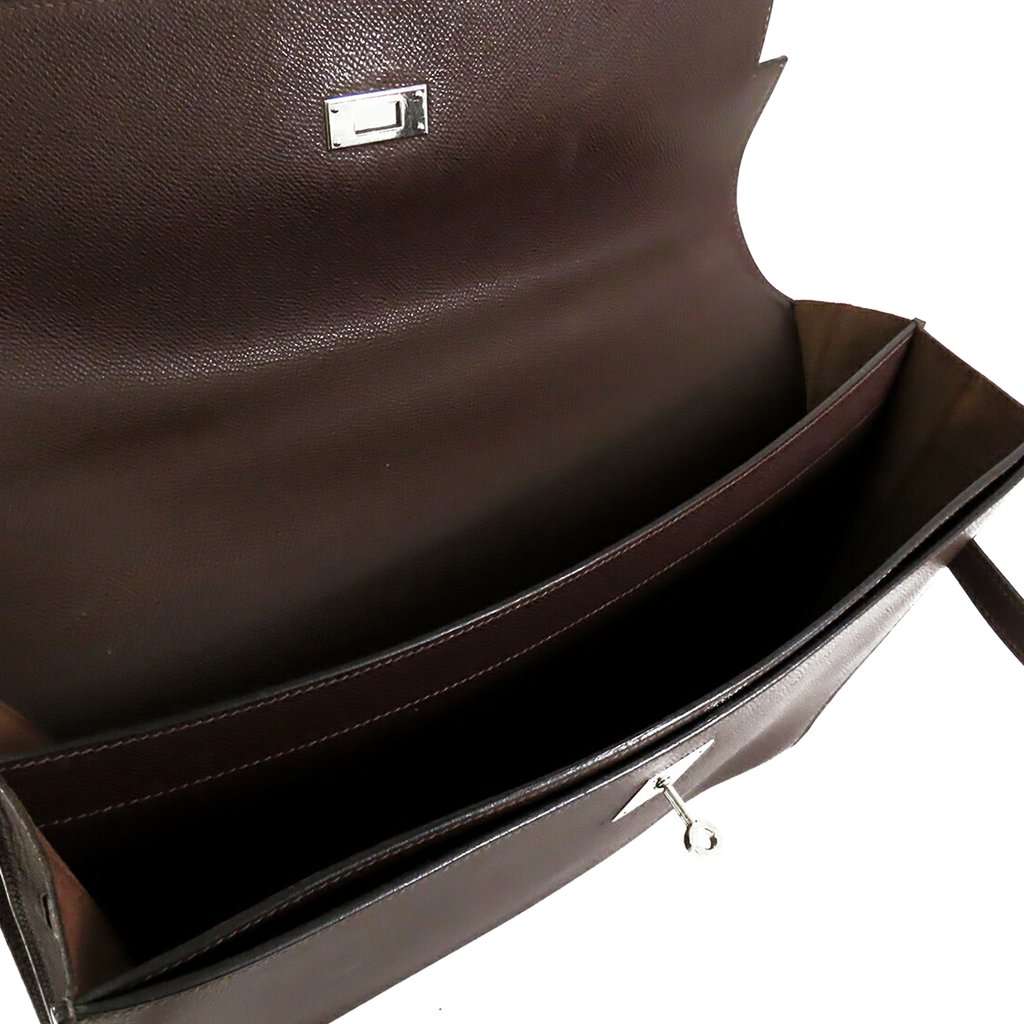 Hermès Epsom Kelly Depeches 38 Brown Leather Very good condition - Model View