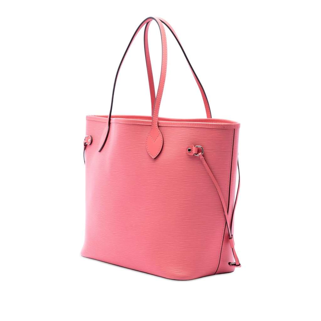 Louis Vuitton Epi Neverfull MM Pink Leather Very good - Back View