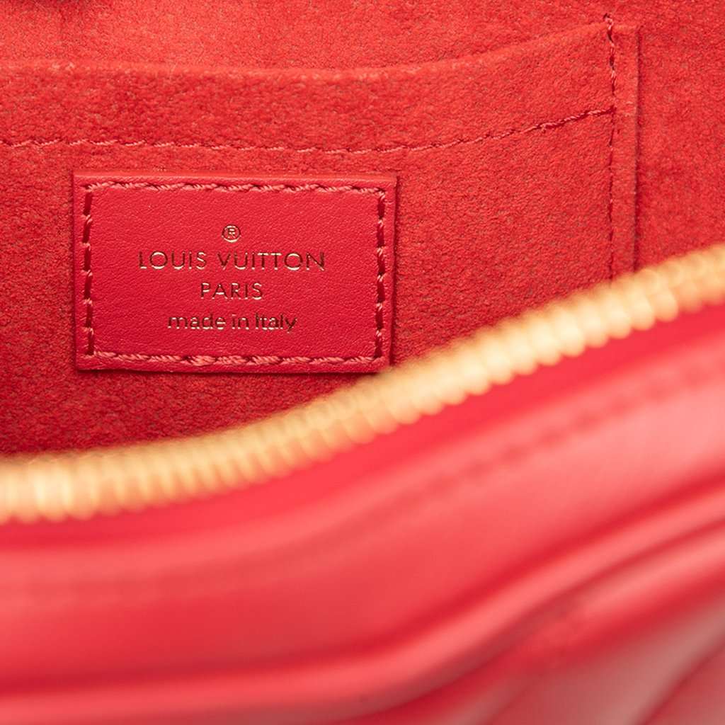 Louis Vuitton Calfskin Embellished New Wave Love Lock Crossbody Red Leather Very good - Box View