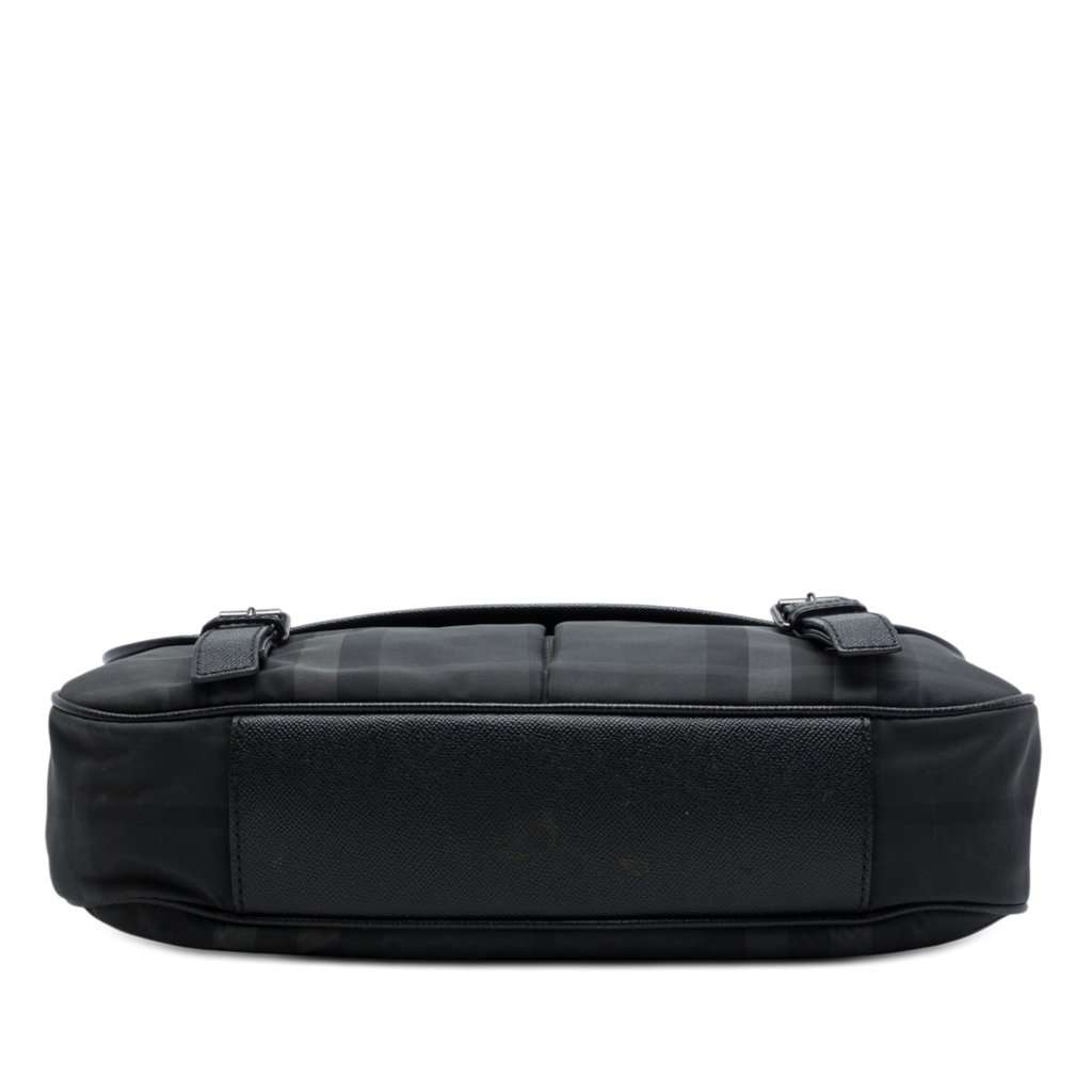 Burberry Smoke Check Nylon Messenger Bag MultiColor Very good - Inside View