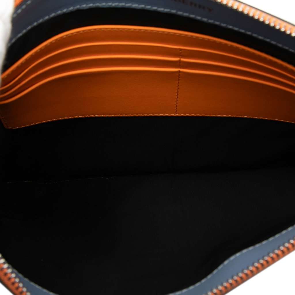 Burberry Leather Colorblock Clutch Orange Leather Very good condition - Model View