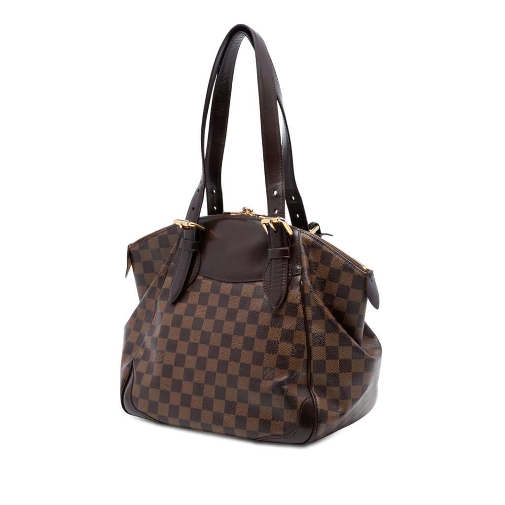 Louis Vuitton Damier Ebene Verona MM Brown Very good condition - Back View