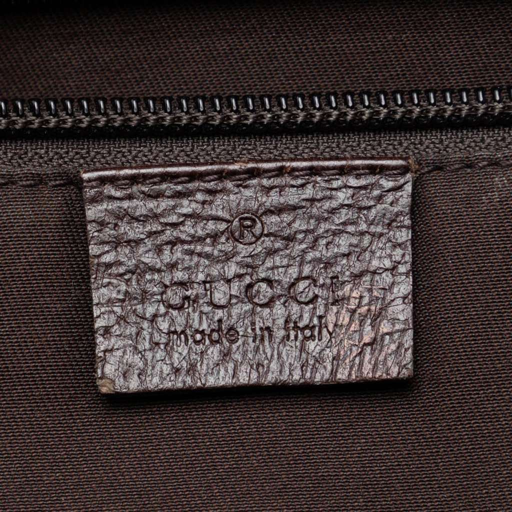 Gucci GG Canvas Web Flap Messenger Bag Beige Very good condition - Box View