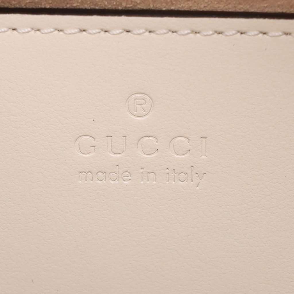 Gucci Small GG Marmont Matelasse Leather Crossbody Brown Leather Very good - Box View