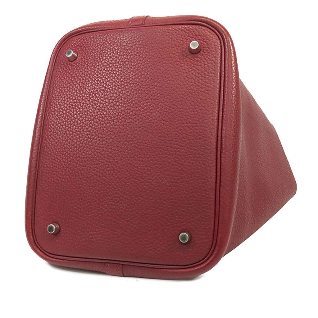 Hermès Clemence Picotin Lock 22 Red Leather Very good condition - Inside View