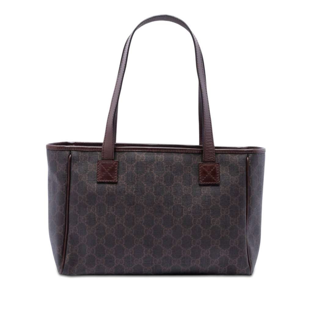 Gucci GG Supreme Tote Brown Very good condition - Front View