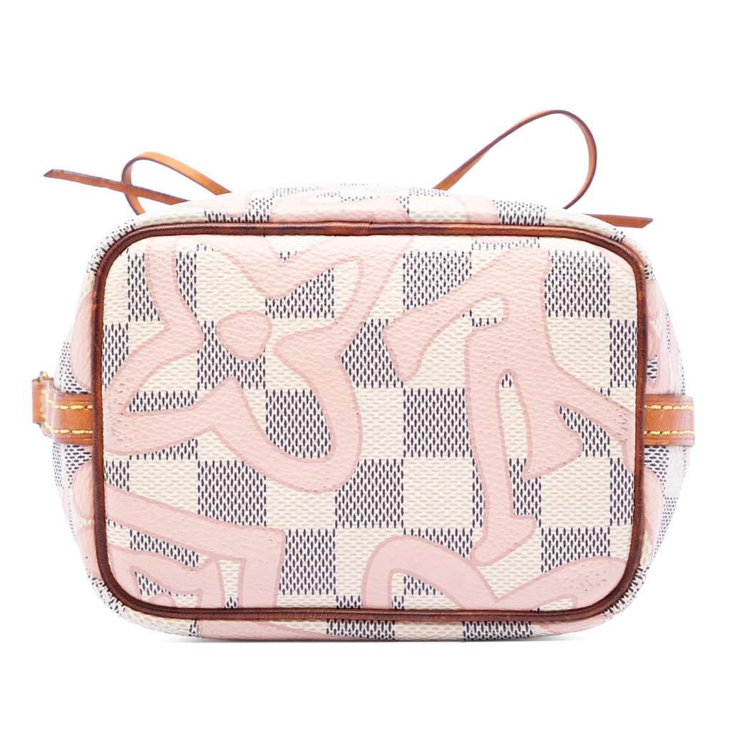 Louis Vuitton Damier Azur Tahitienne Nano Noe White Very good - Inside View