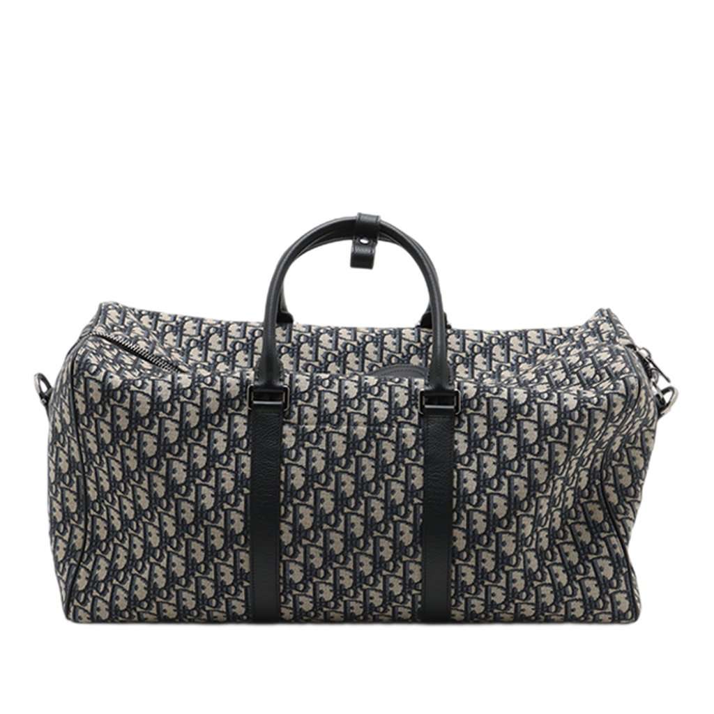 Dior Oblique Canvas Lingot 50 Blue Very good condition - Back View