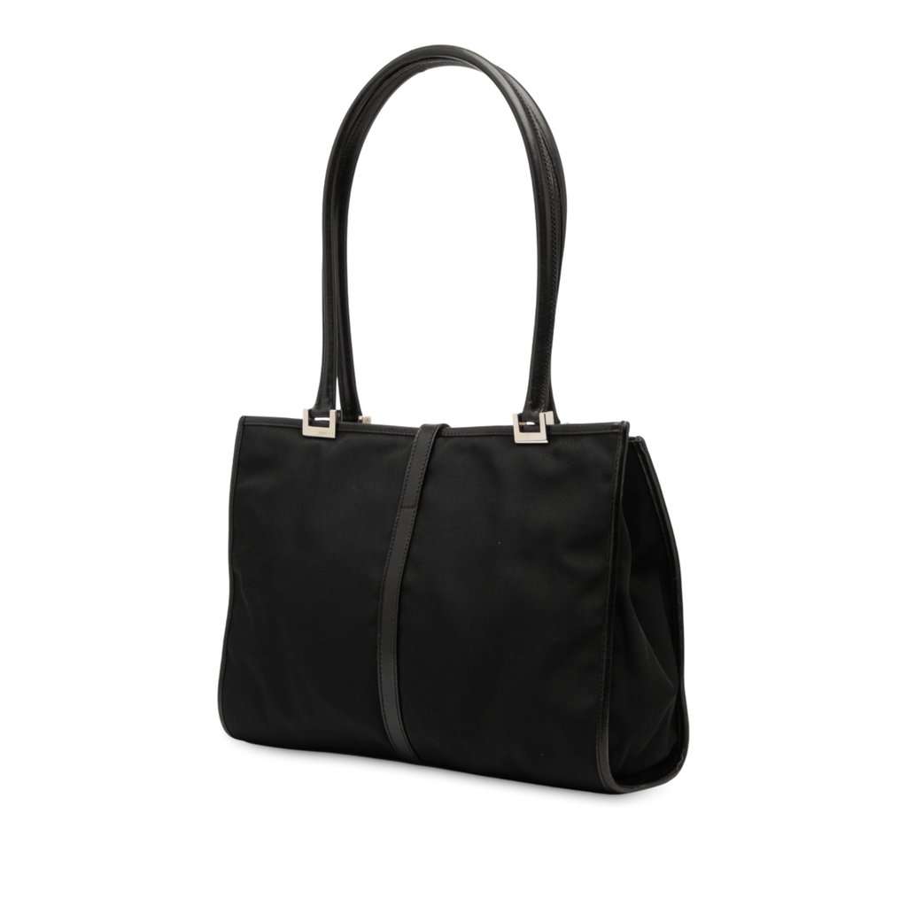 Gucci Nylon Jackie Tote Black Very good - Back View