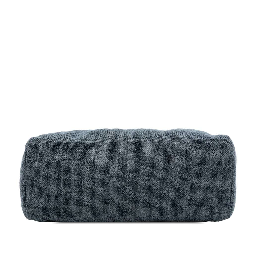 Prada Tweed Shoulder Bag Navy Very good - Inside View