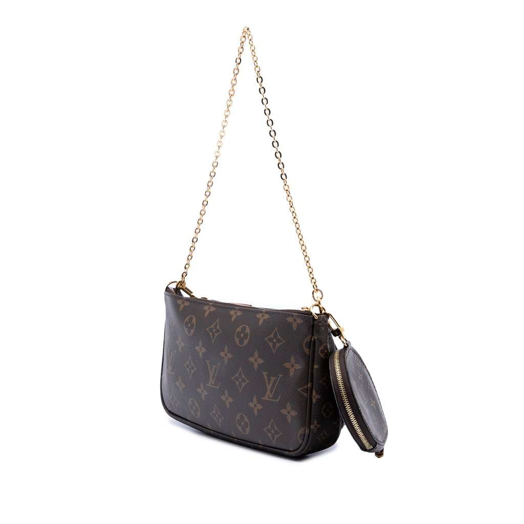 Louis Vuitton Monogram Multi Pochette Accessoires Brown Very good - Back View