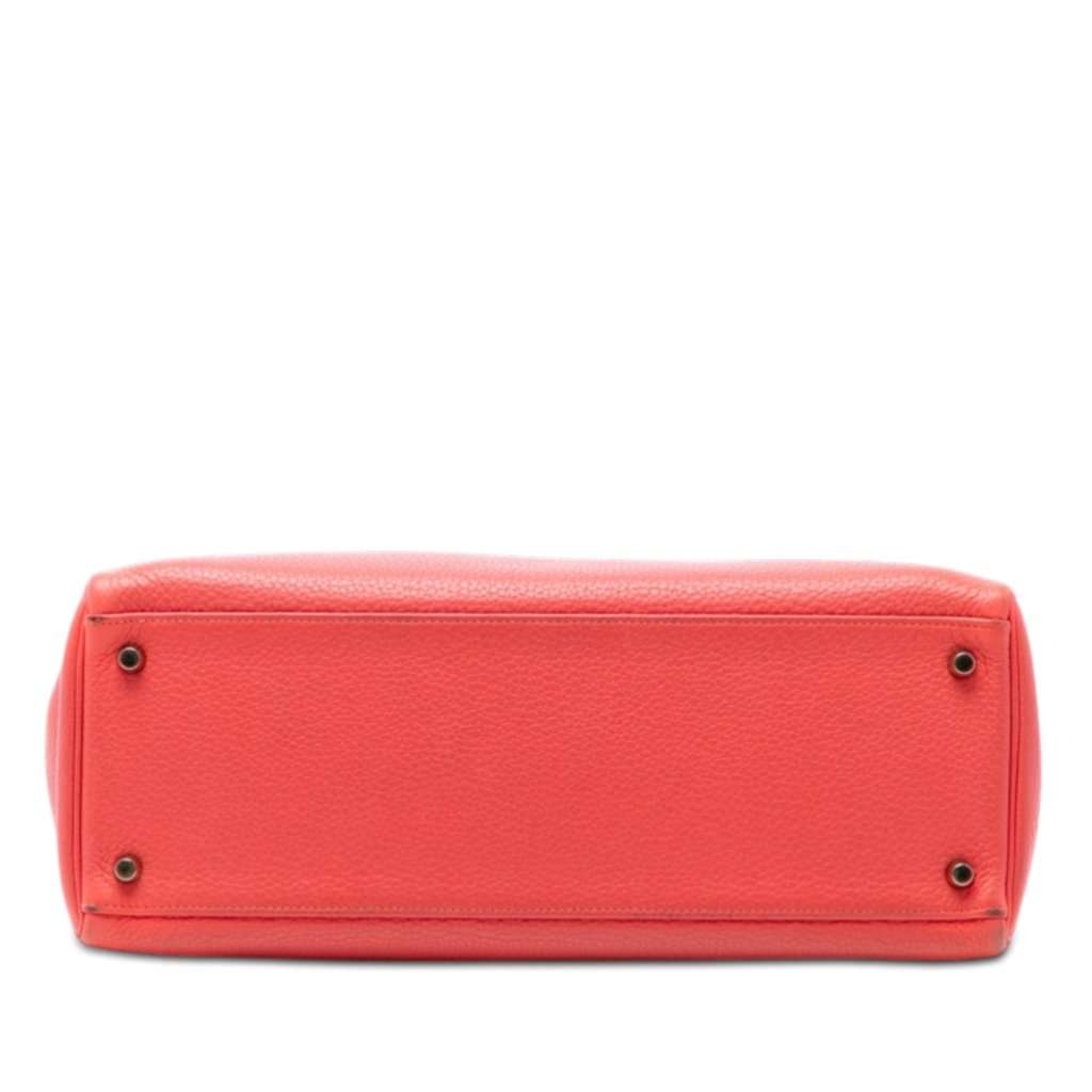 Hermès Togo Kelly II Retourne 35 Pink Leather Very good condition - Inside View