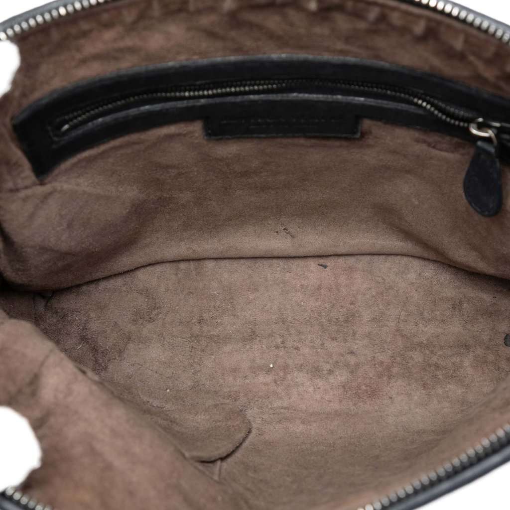Bottega Veneta Nappa Intrecciato Nodini Crossbody Black Leather Very good - Model View