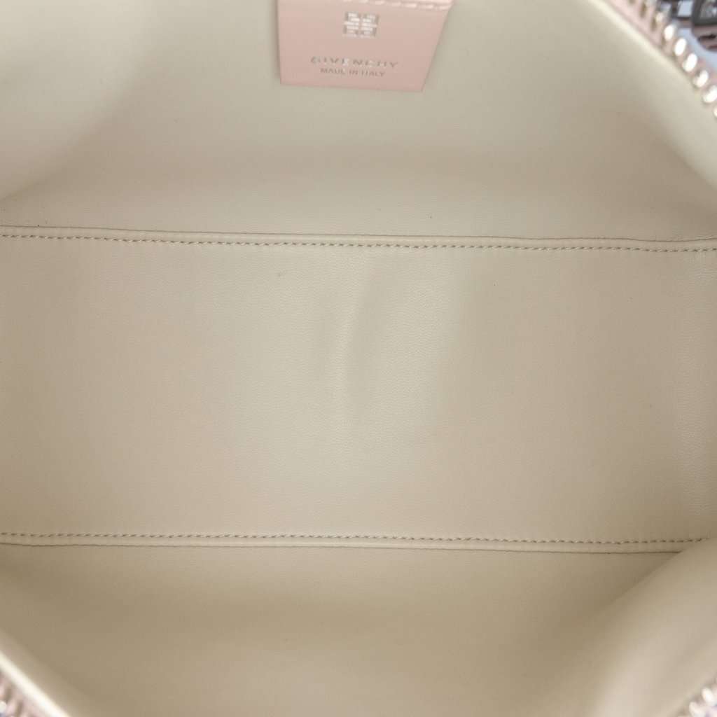 Givenchy Small Leather Moon Cut Out Bag Pink Leather Very good - Model View