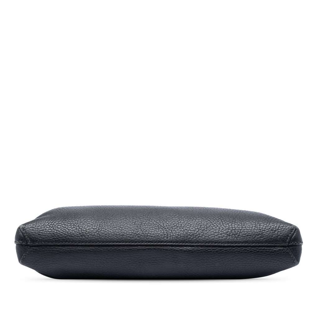 Gucci Leather Clutch Black Leather Very good condition - Inside View