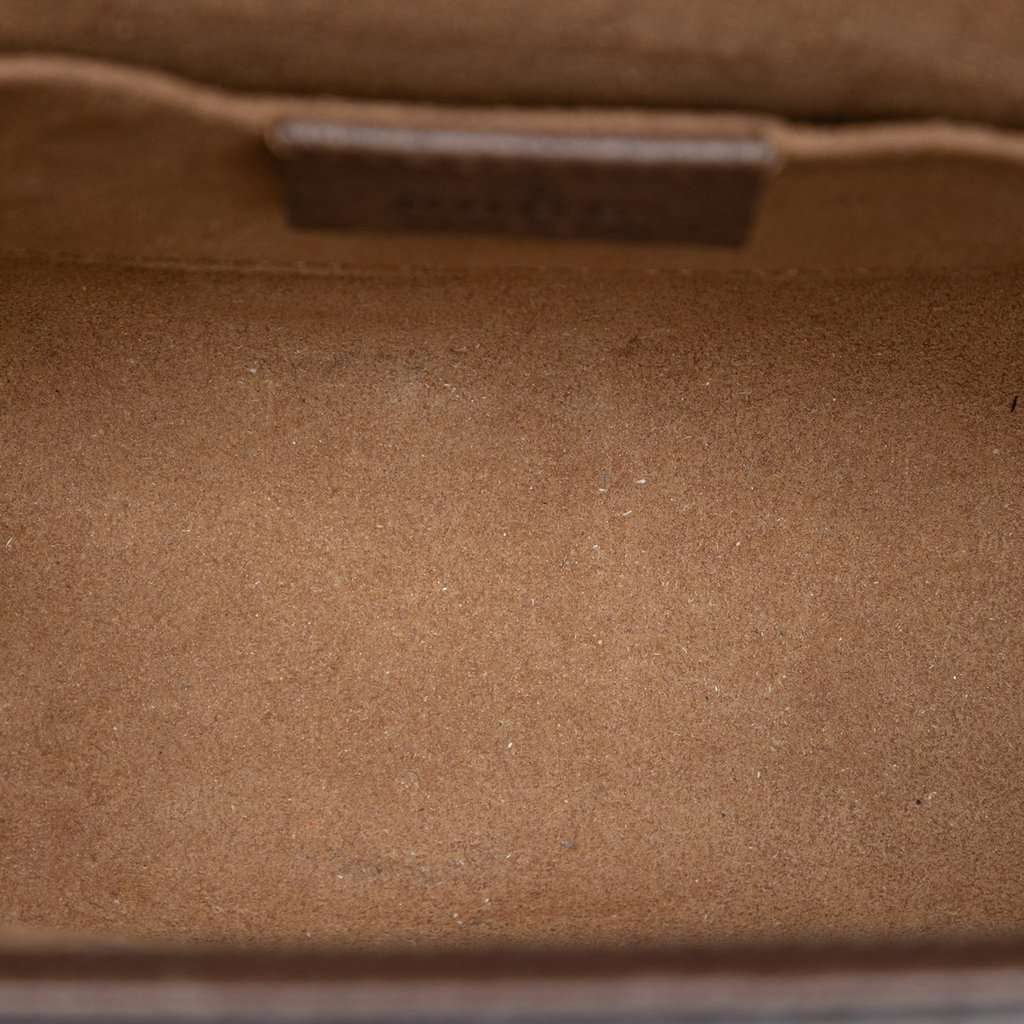Gucci Small GG Supreme Tian Padlock Crossbody Beige Very good condition - Model View