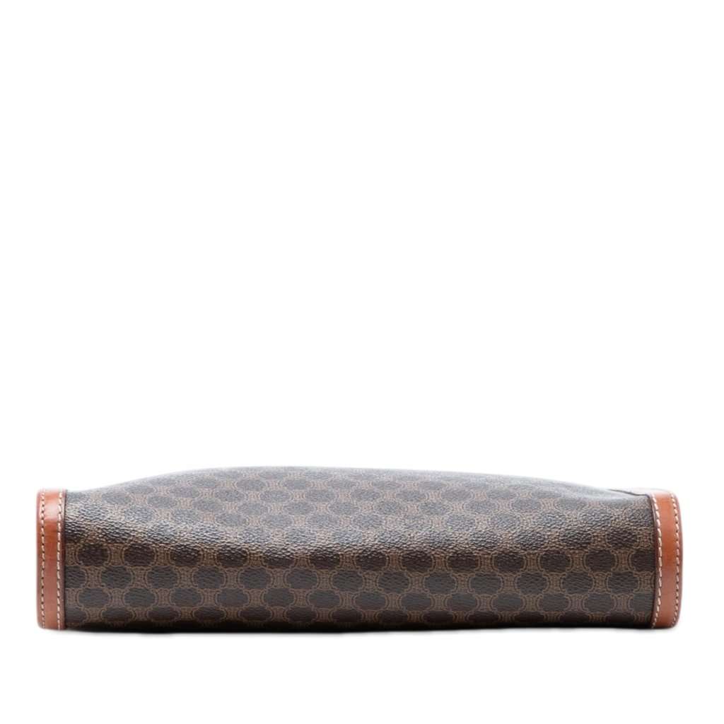 Celine Macadam Coated Canvas Clutch Brown Very good condition - Inside View
