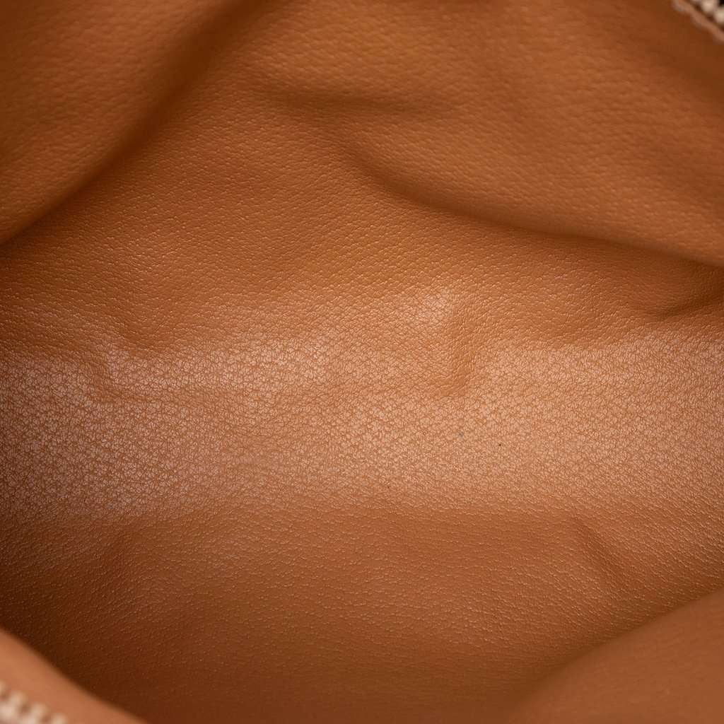 Celine Macadam Coated Canvas Clutch Brown Very good condition - Model View