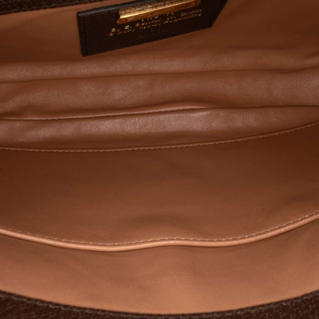 Gucci Small Canvas 100 Centennial Music Jackie 1961 Crossbody Brown Very good - Model View
