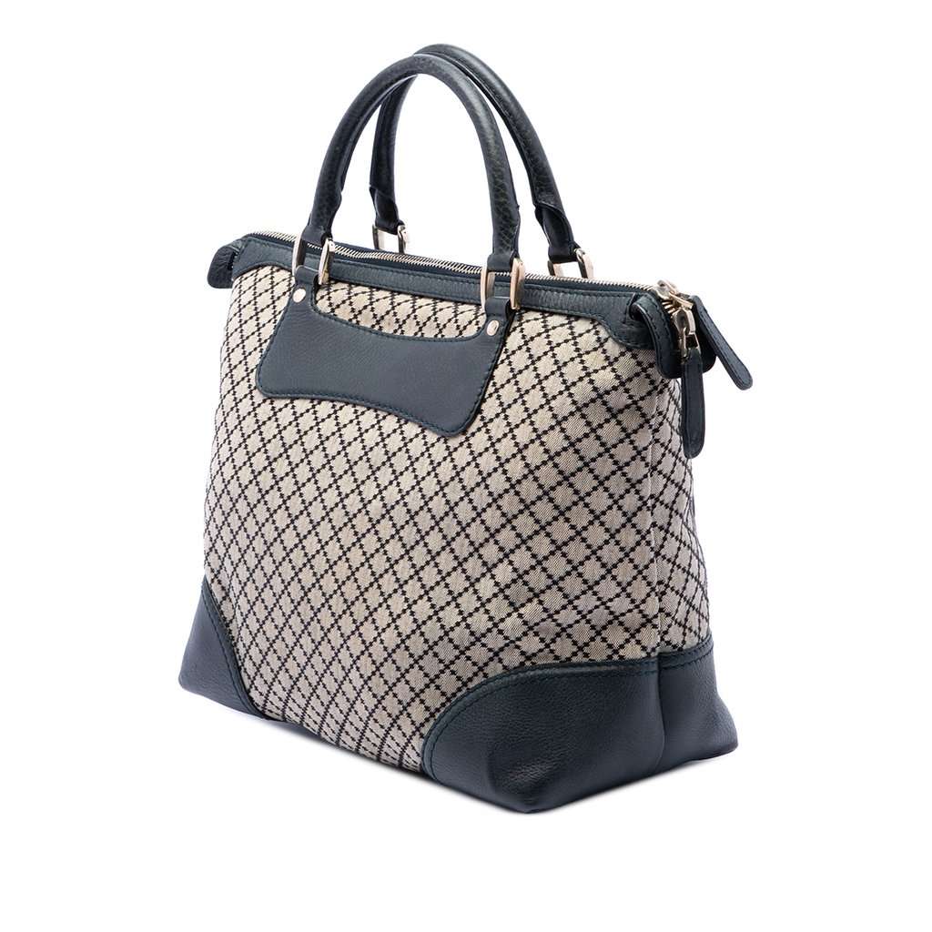 Gucci Diamante Canvas Catherine Tote Beige Very good condition - Back View
