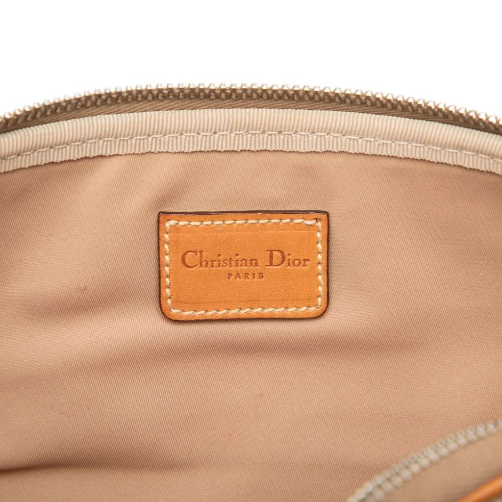 Dior Diorissimo Trotter Canvas Pouch Brown Very good - Box View