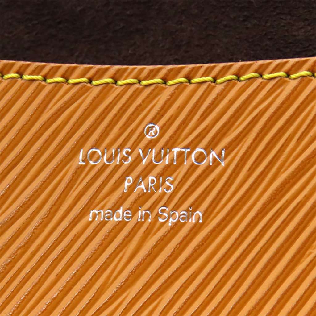 Louis Vuitton Epi Buci Brown Leather Very good - Box View
