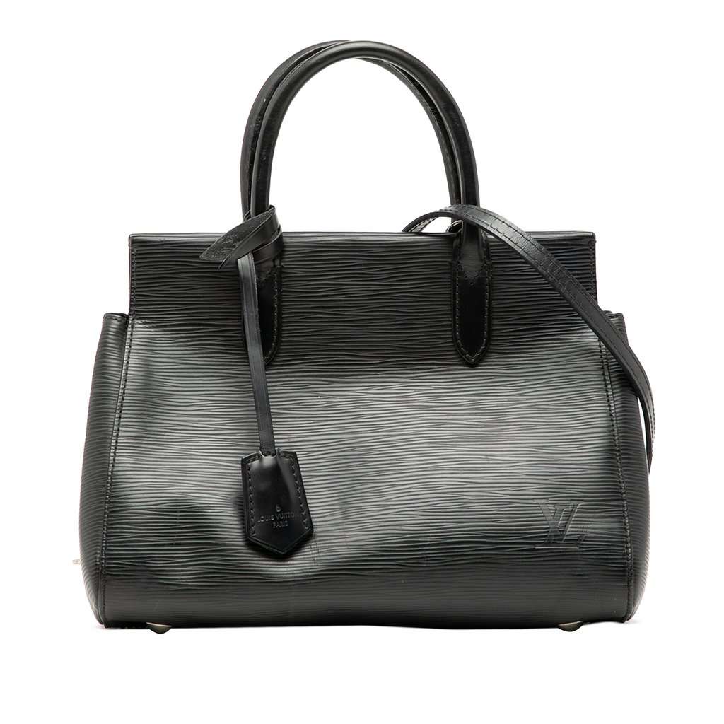 Louis Vuitton Epi Marly BB Black Leather Very good - Front View