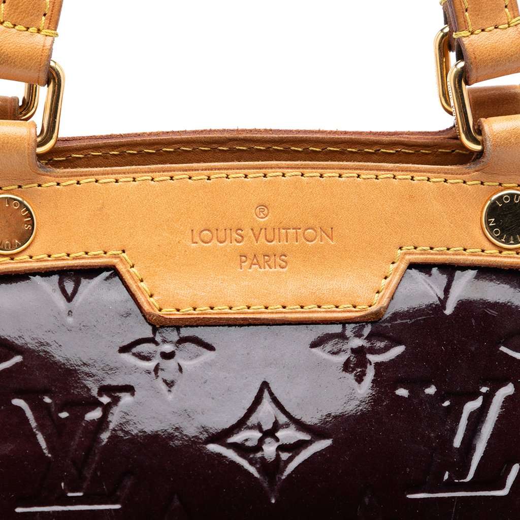 Louis Vuitton Monogram Vernis Brea MM Purple Leather Very good condition - Box View