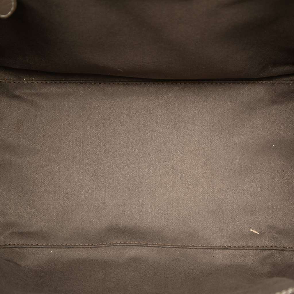 Celine Mini Calfskin Luggage Tote Brown Leather Very good - Model View