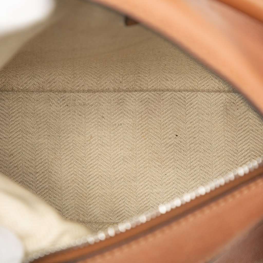 LOEWE Mini Calfskin Puzzle Satchel Brown Leather Very good condition - Model View