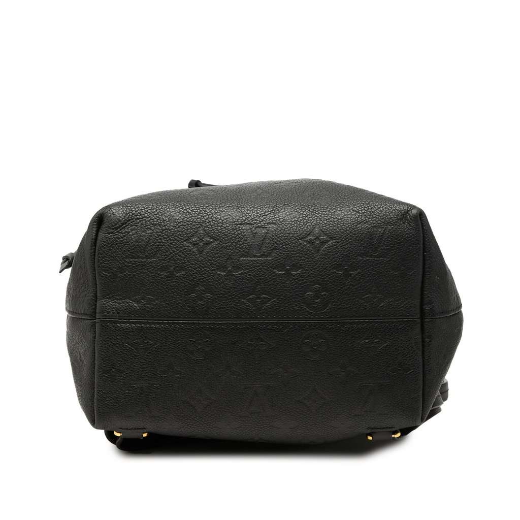 Louis Vuitton Monogram Empreinte Montsouris PM Backpack Black Leather Very good condition - Inside View