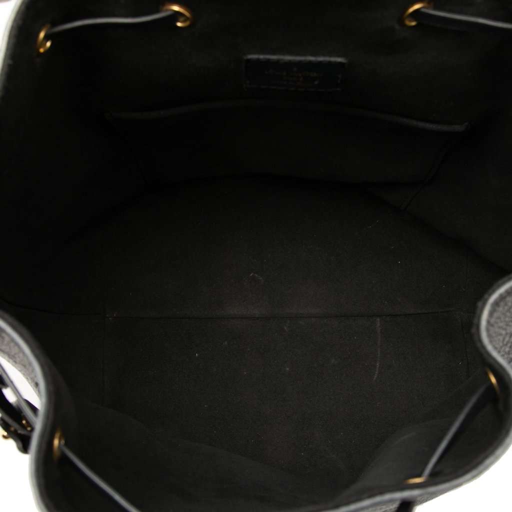 Louis Vuitton Monogram Empreinte Montsouris PM Backpack Black Leather Very good condition - Model View