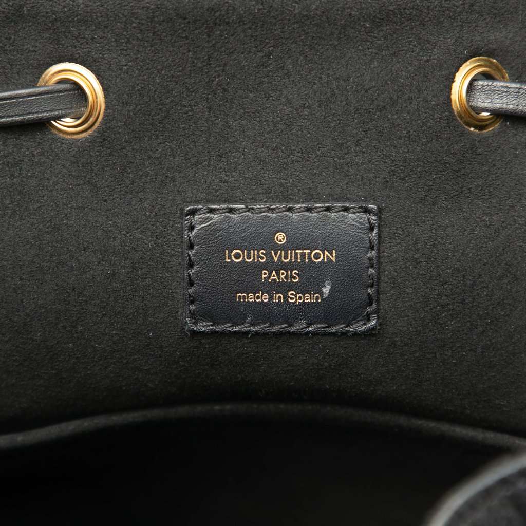 Louis Vuitton Monogram Empreinte Montsouris PM Backpack Black Leather Very good condition - Box View