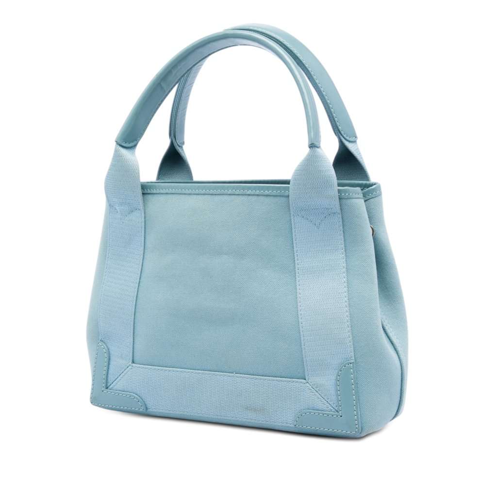 Balenciaga Canvas Navy Cabas XS Blue Very good - Back View