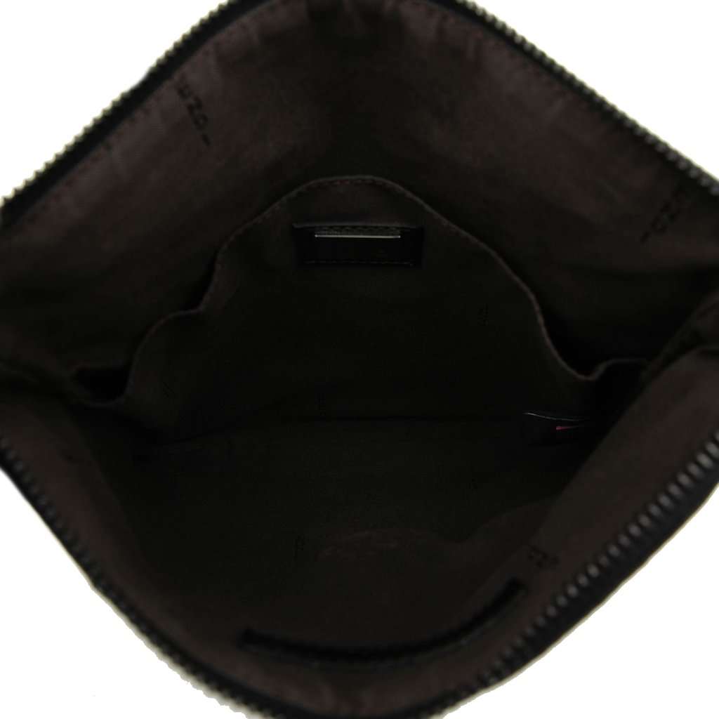 Fendi Zucchino Canvas Crossbody Black Very good - Model View