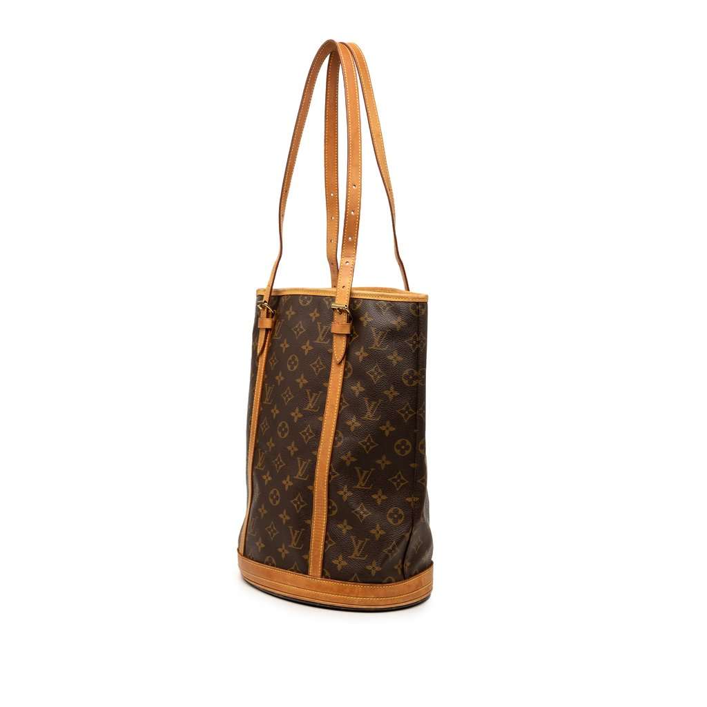 Louis Vuitton Monogram Bucket GM Brown Good - Back View