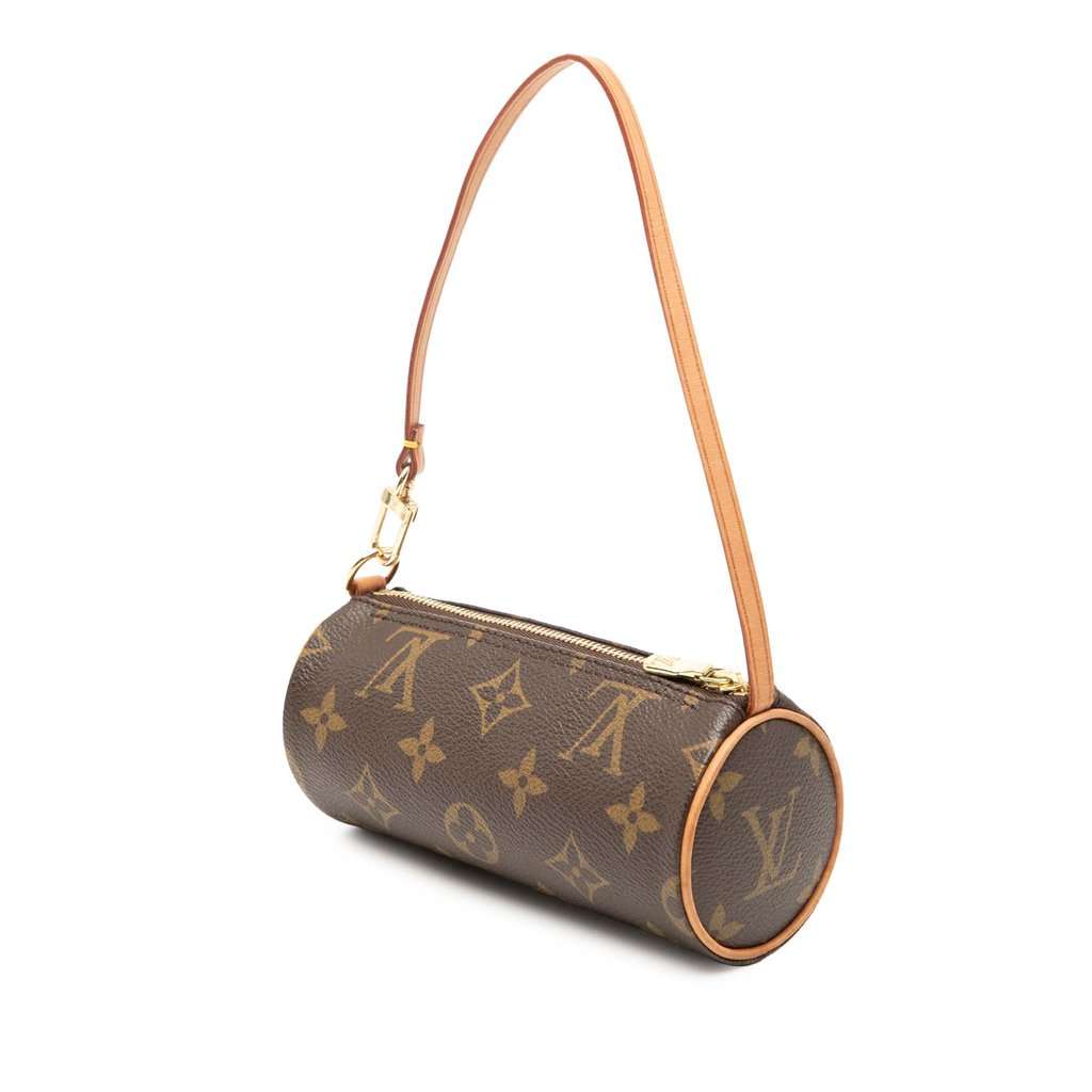 Louis Vuitton Monogram Papillon Pochette Brown Very good - Back View
