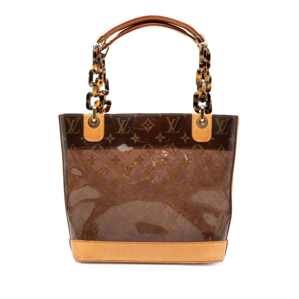 Louis Vuitton Monogram Cabas Sac Ambre PM Brown Plastic Very good condition - Front View