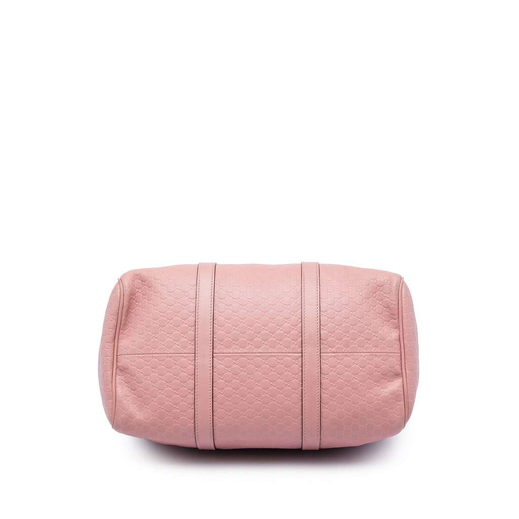 Gucci Medium Microguccissima Satchel Pink Leather Very good - Inside View