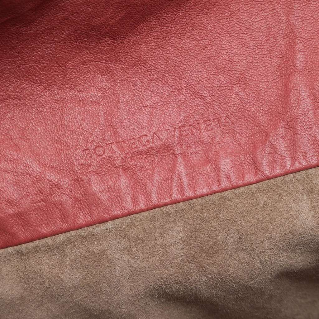 Bottega Veneta Large Intrecciato Trimmed Nappa Cesta Tote Red Leather Very good condition - Box View